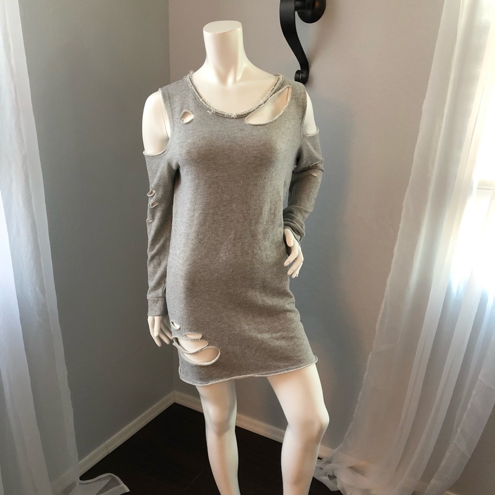 New Planet Gold Sweatshirt Dress